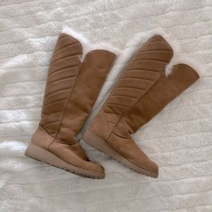 NWOB UGG ROSALIND CHESTNUT FUR BOOT